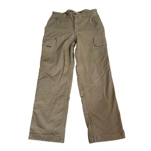 Duluth Trading Co. Lined Cargo Pants Men's 34X29 Tan - Picture 8 of 8